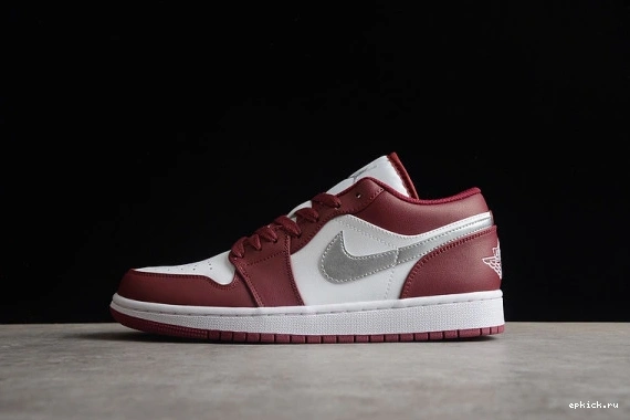 Rep EP Bordeaux 1 Low White 553558-615 553558-615 Jordan 0107